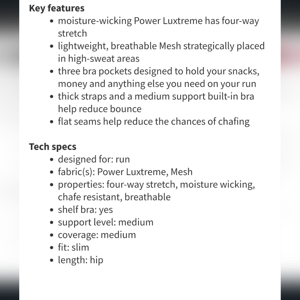 Lululemon stuff your bra tank 4 xs - Picture 4 of 4
